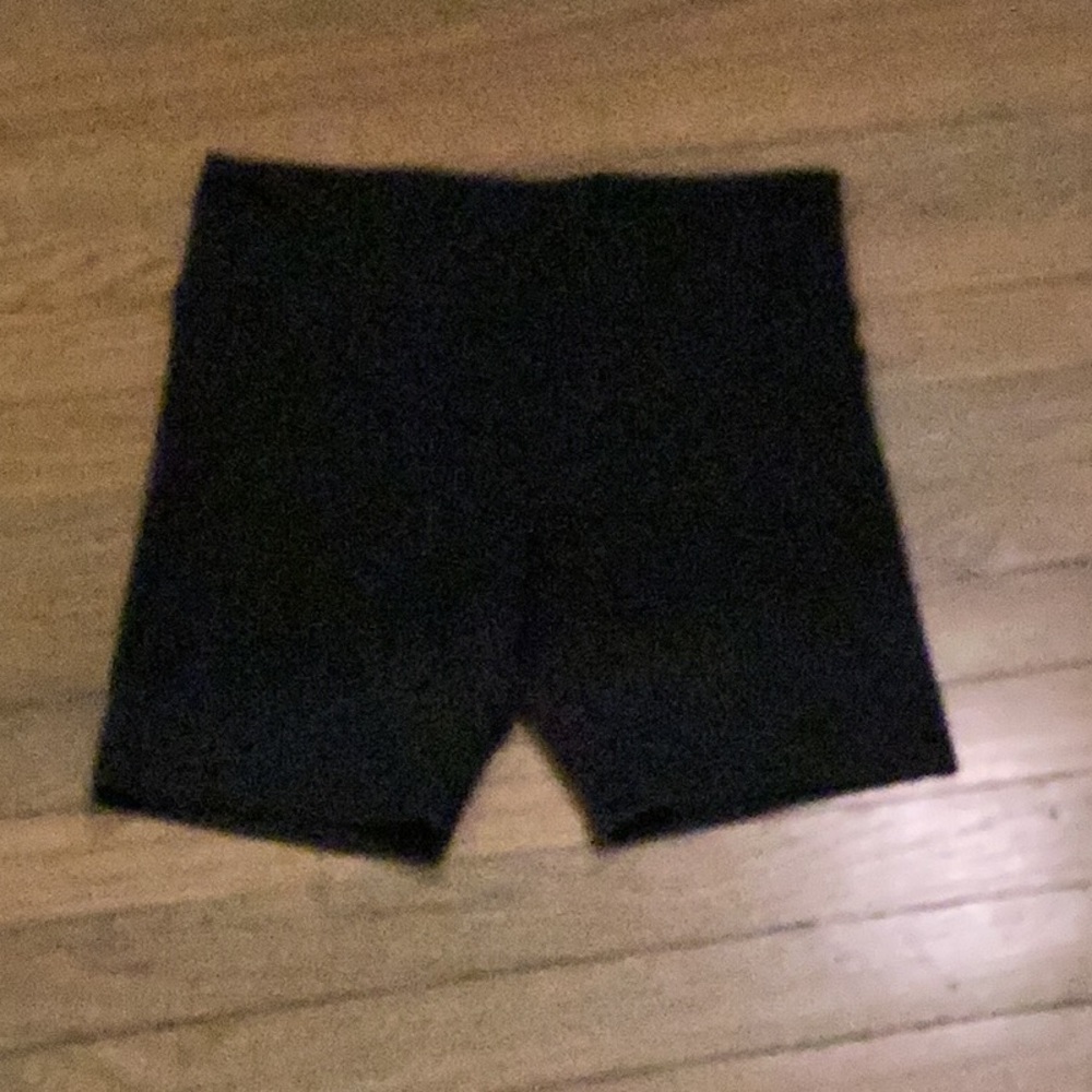Black biker shorts